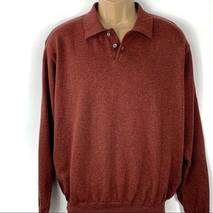 Massini Rust Cotton‎ Sweater L